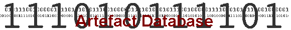 Artefact Database
